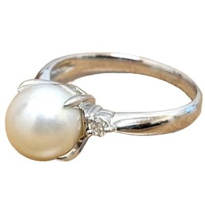 Pt900 リング パール